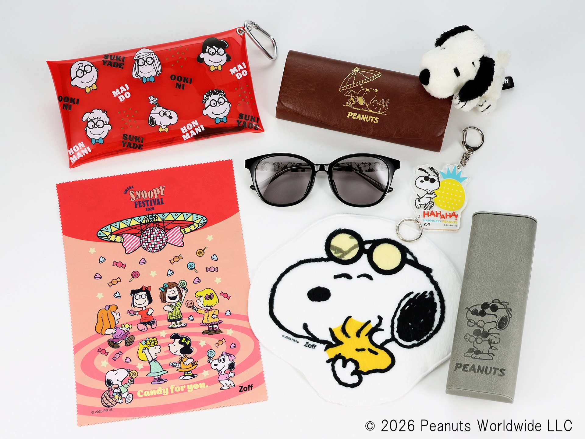 「ゾフ」スヌーピーグッズ