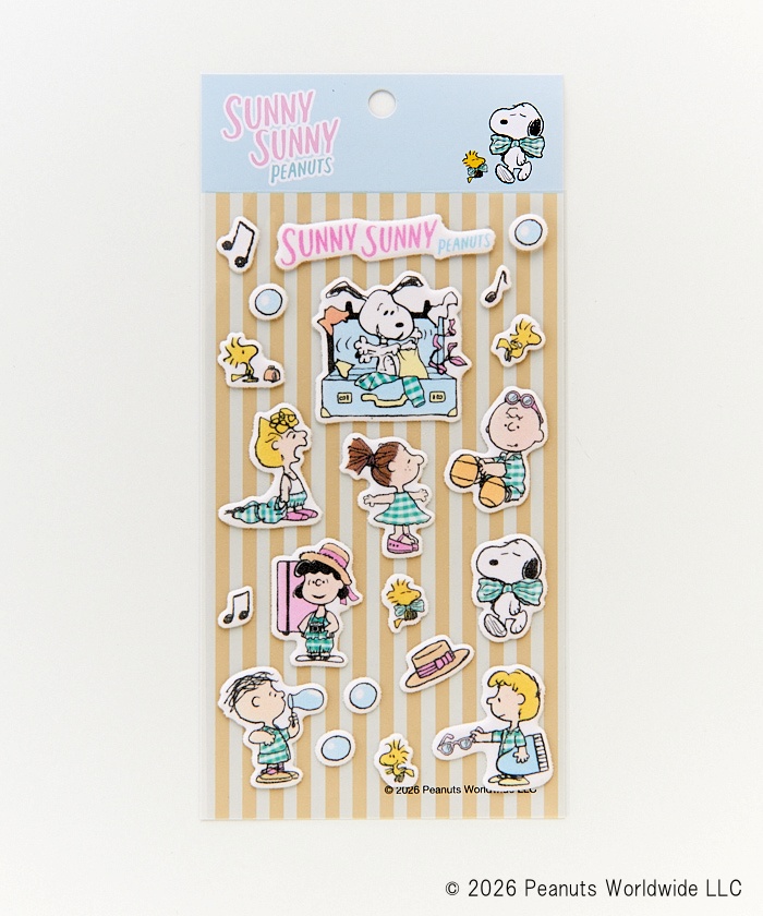 阪急限定『SNOOPY'S Sky Palette』フロッキーシール