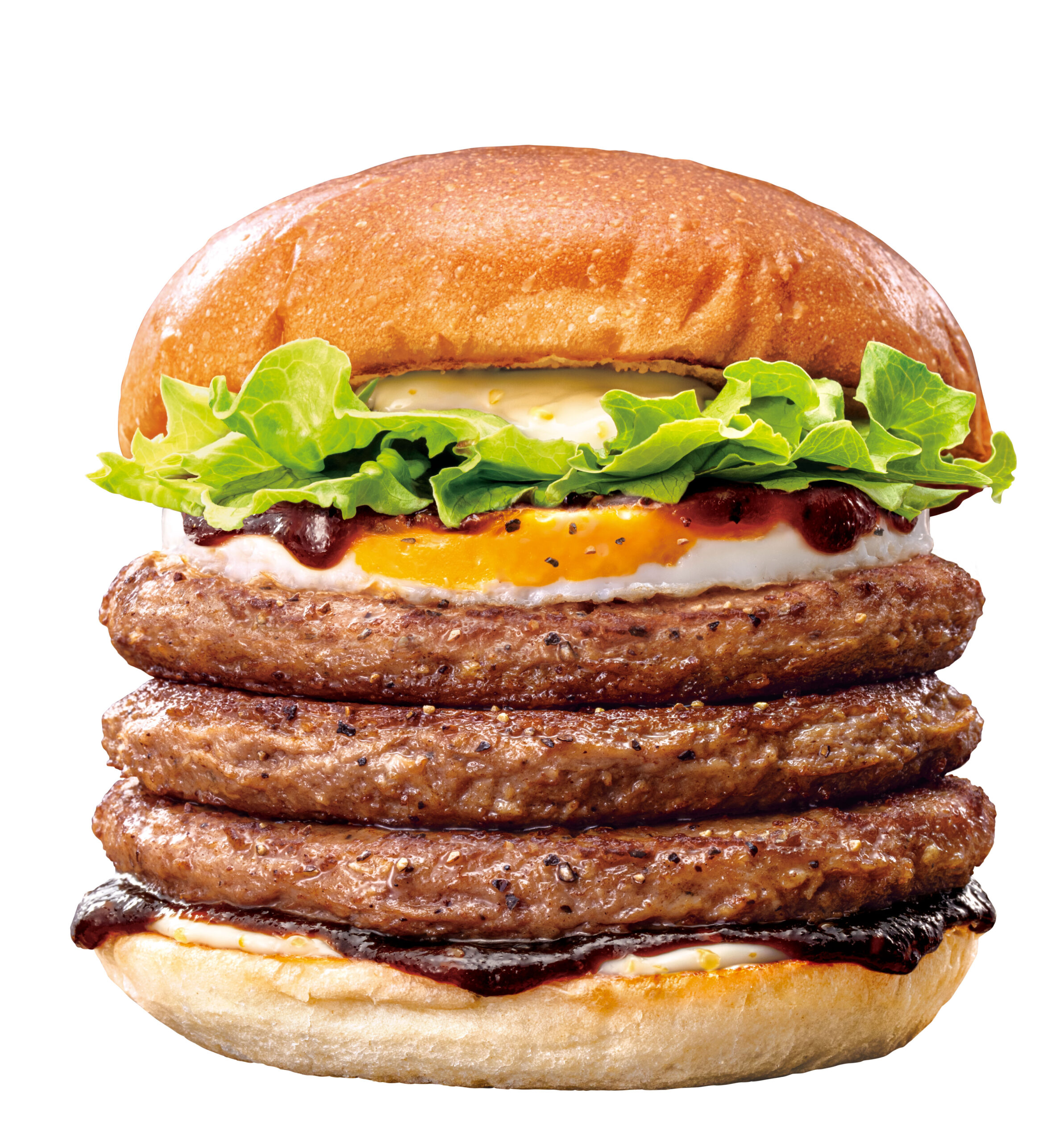 トリプル絶品月見バーガー