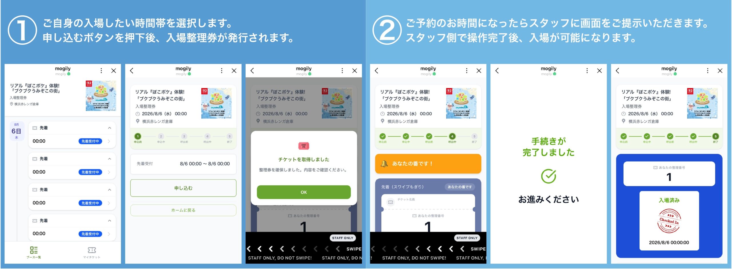 予約手順について