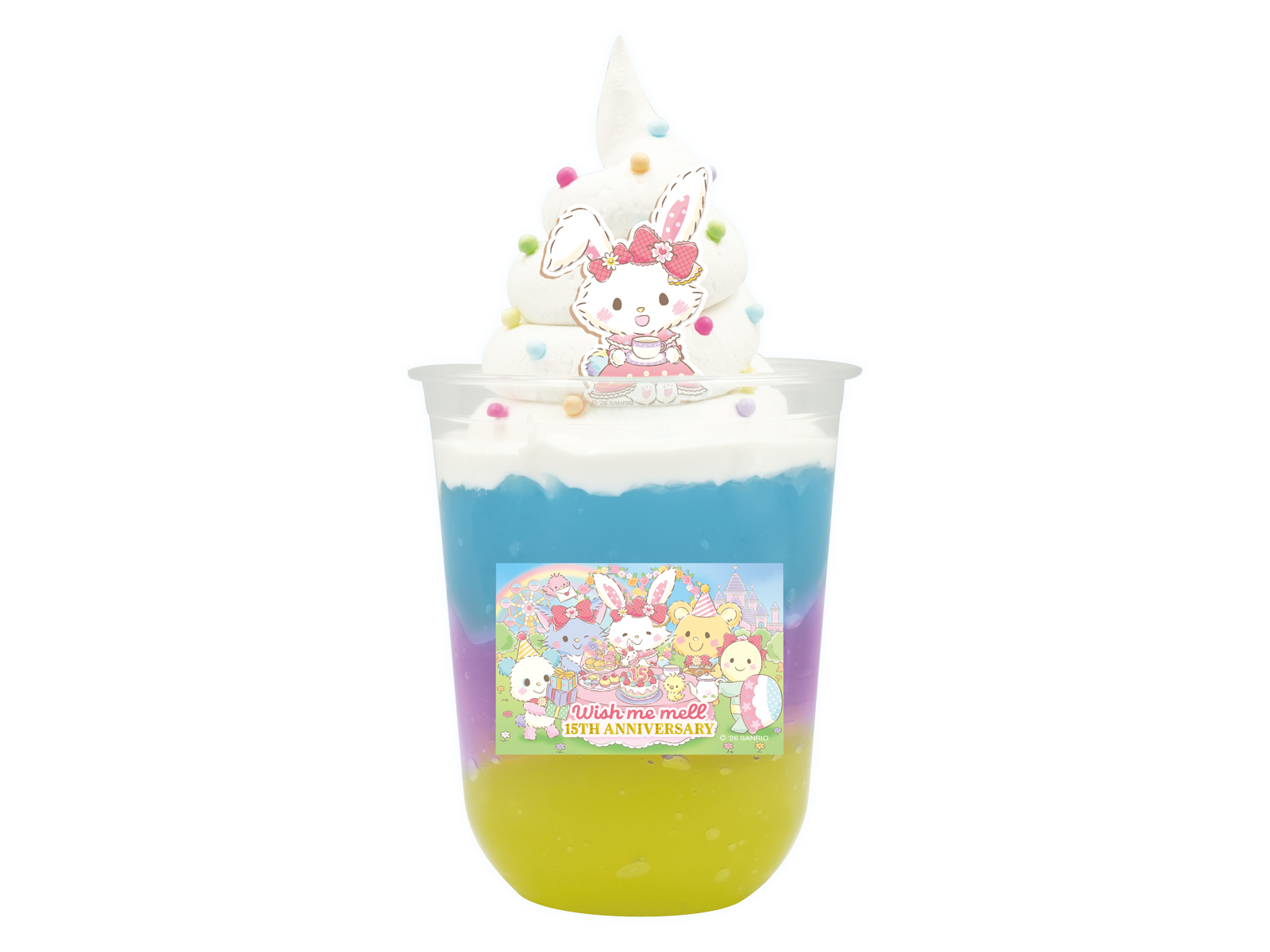 ウィッシュミーメルの Anniversary ゼリークリームソーダ