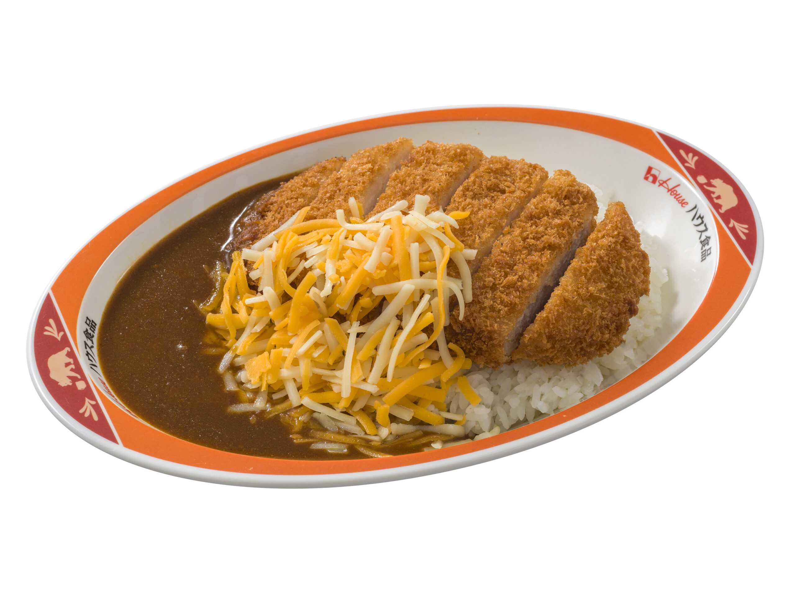 チーズをトッピングしたカレー