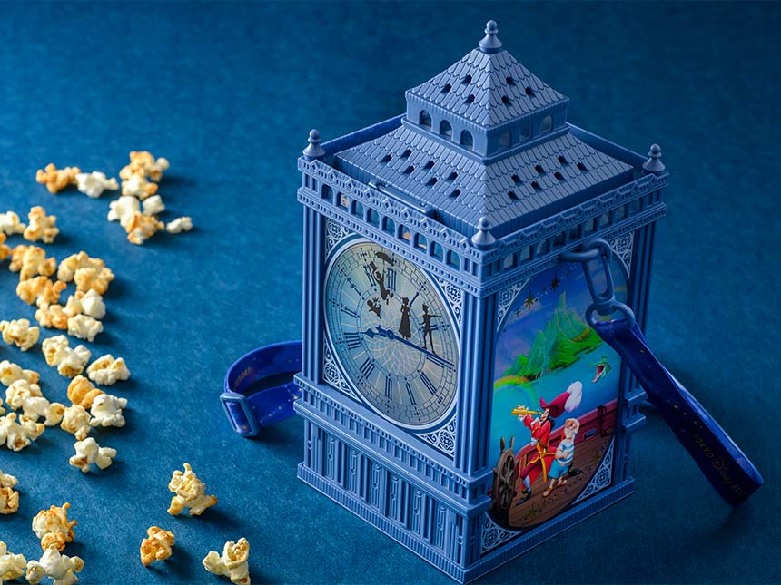 東京ディズニーランド／ビッグポップ「BBポップコーン、バケット付き」ピーター・パンの時計塔