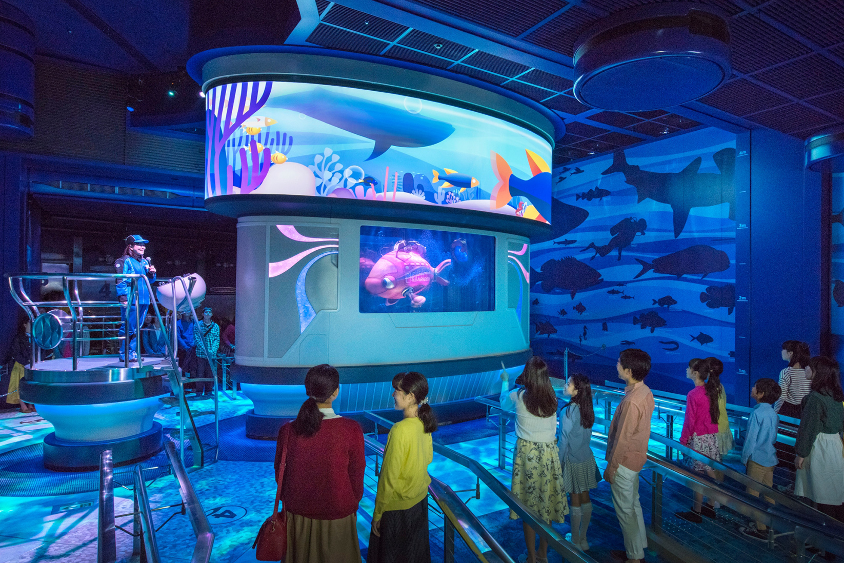 海洋生物研究所のエントランス