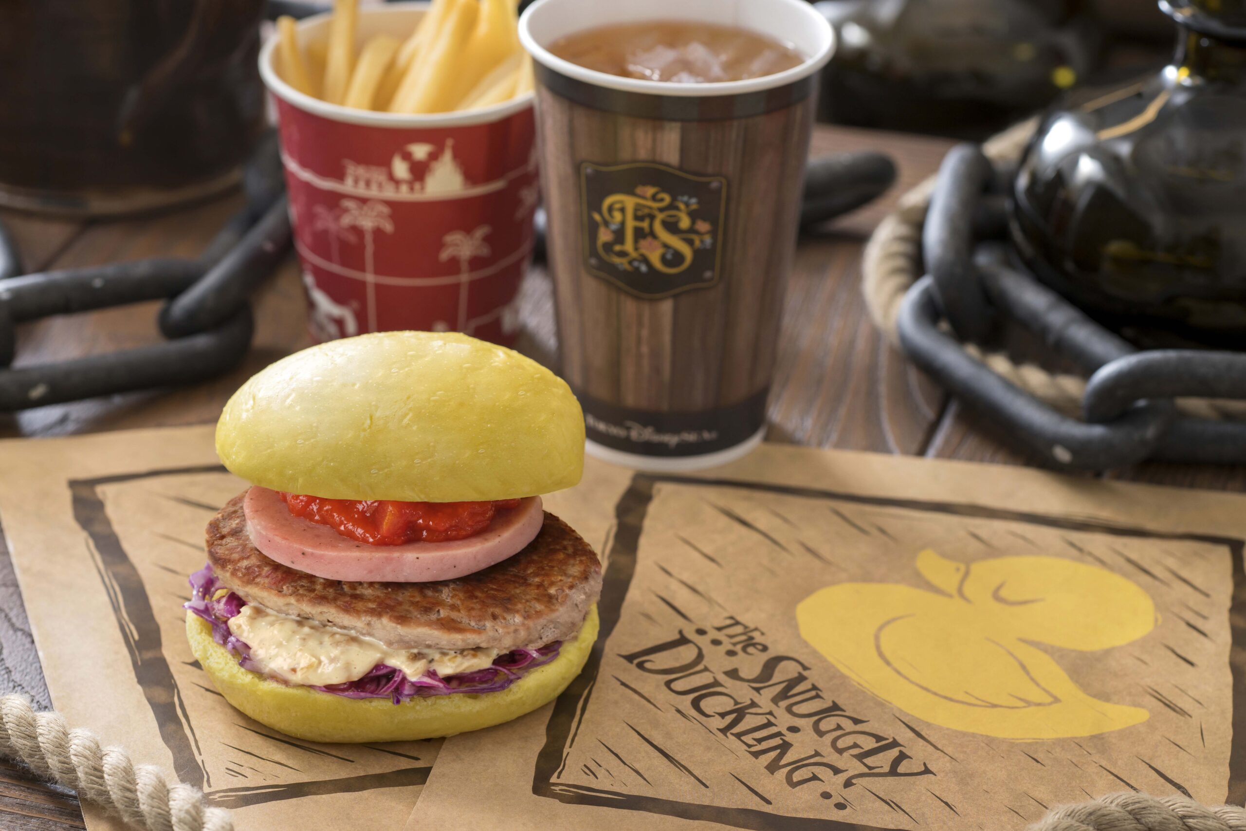 ダックリングドリームバーガーのセット