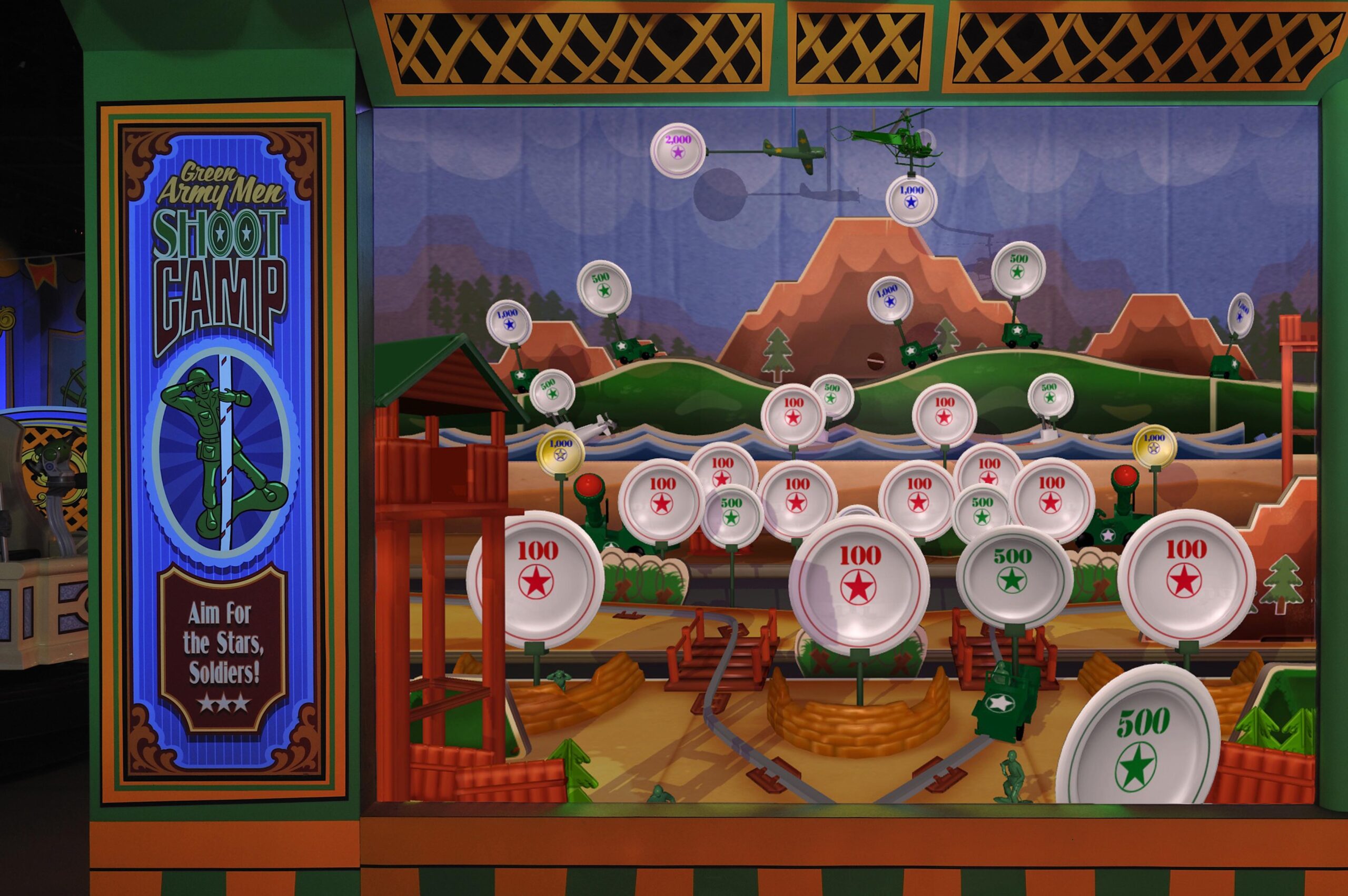 Green Army Men Shoot Campのゲーム画面