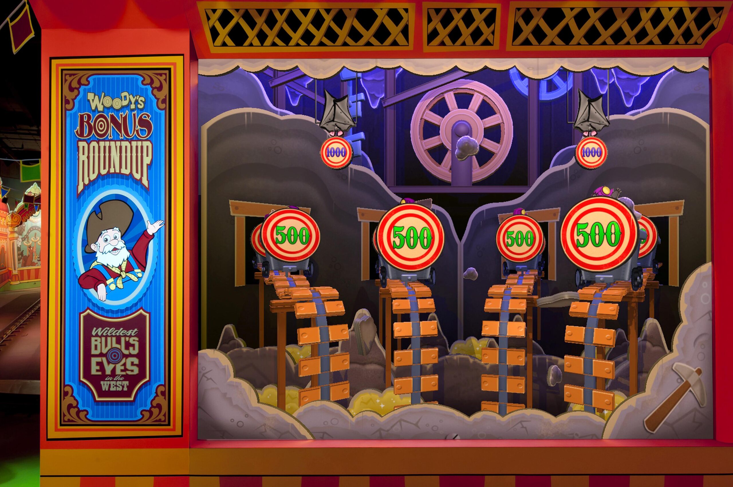 Woody's Bonus Roundupのゲーム画面