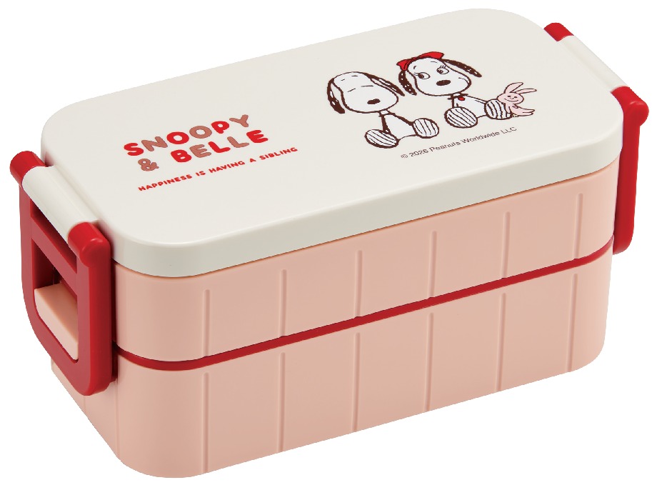 スケーター SNOOPY&BELLE タイトランチボックス2段