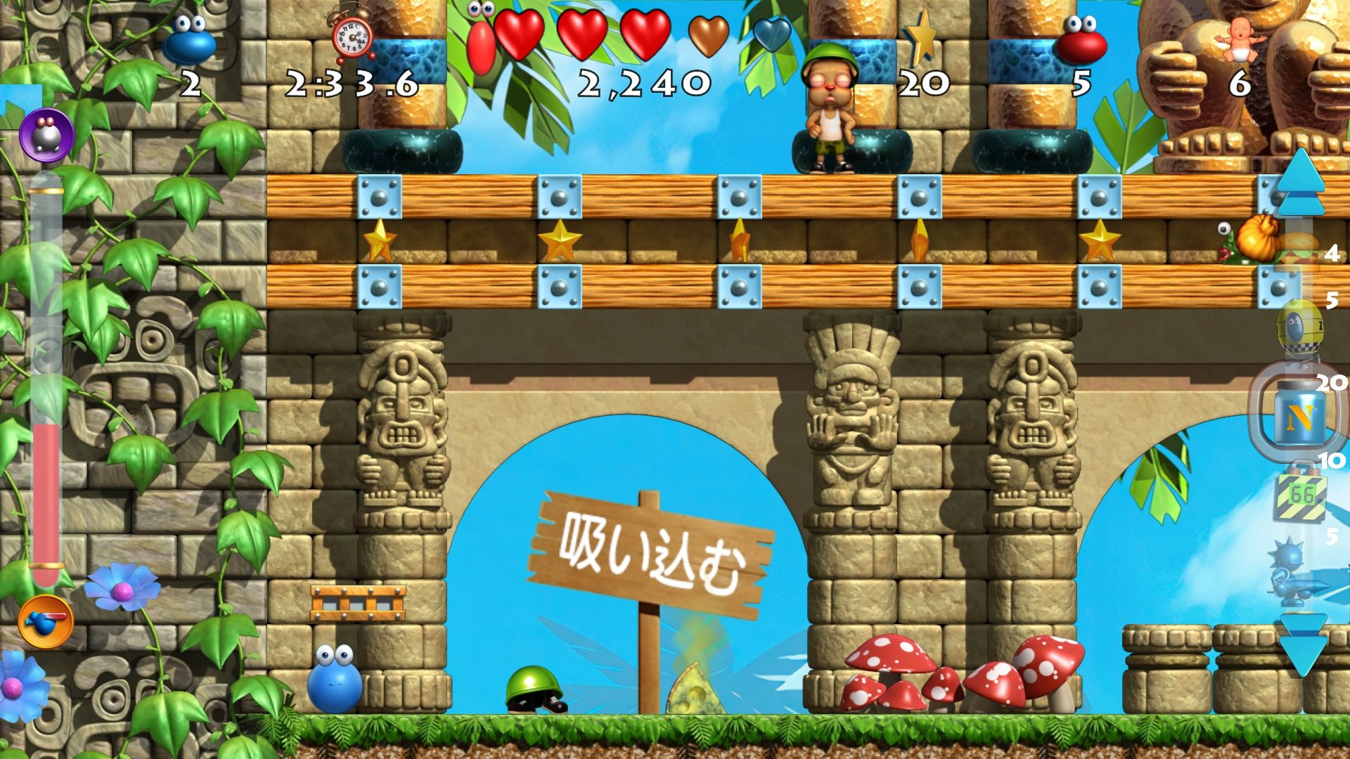 『Putty World』ゲームプレイ画面