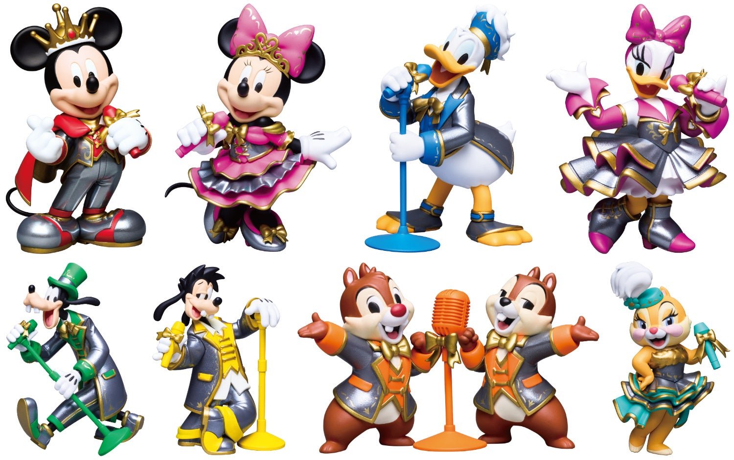 A賞フィギュアコレクション全8種のミッキー&フレンズ