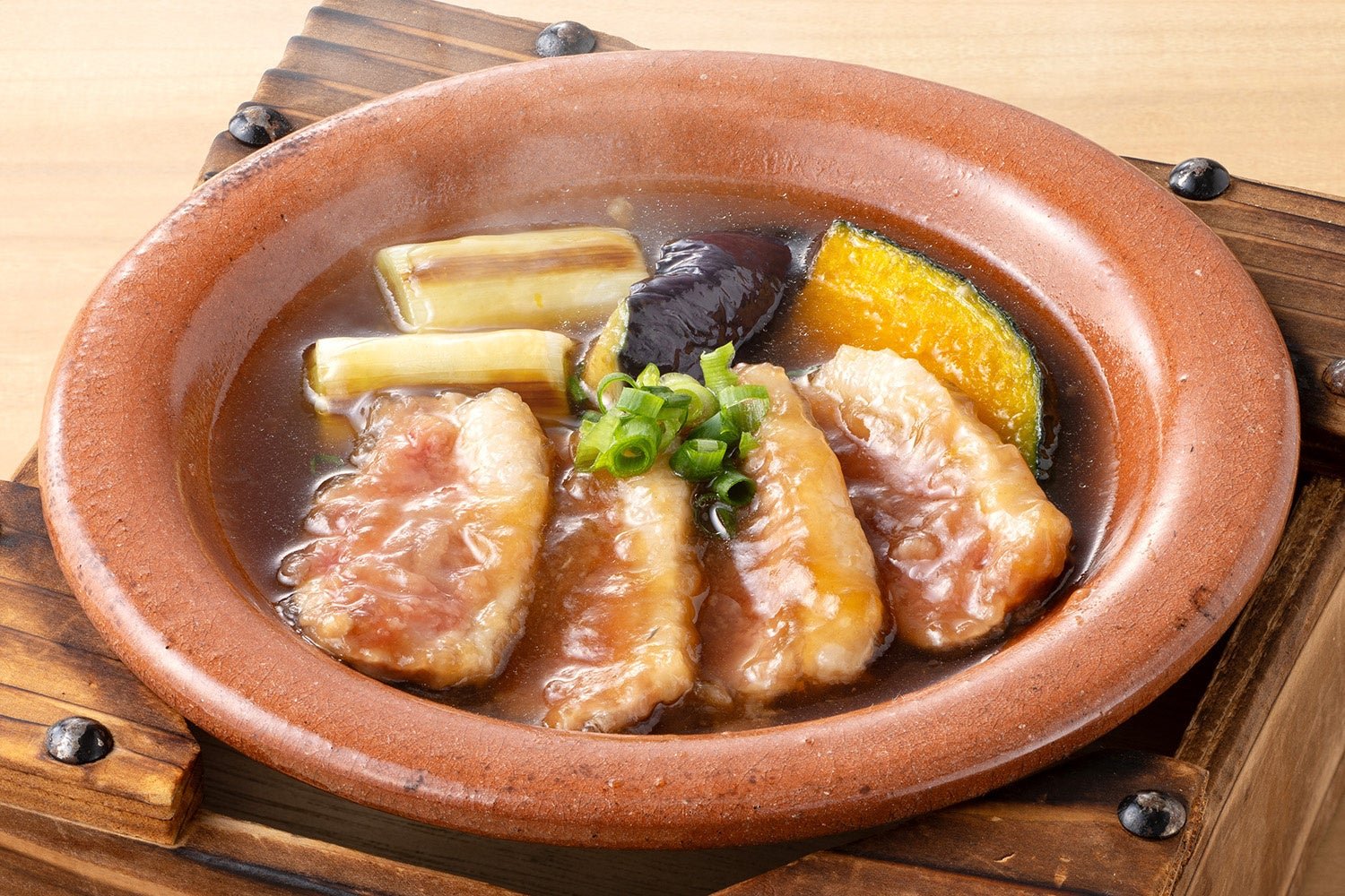 秋野菜と合鴨の治部煮