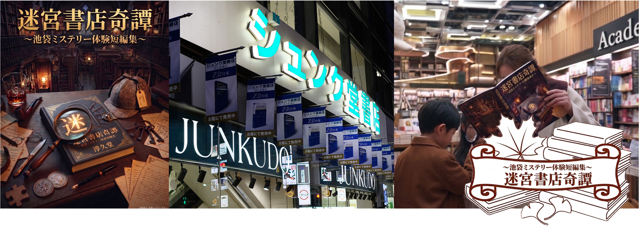 体験ミステリー短編小説「迷宮書店奇譚」（ジュンク堂書店 池袋本店）