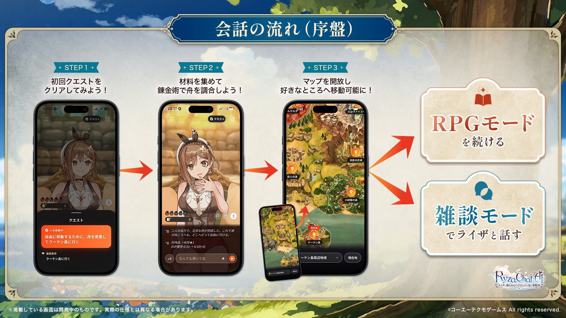 フリーシナリオ型のAIチャット形式RPGとは