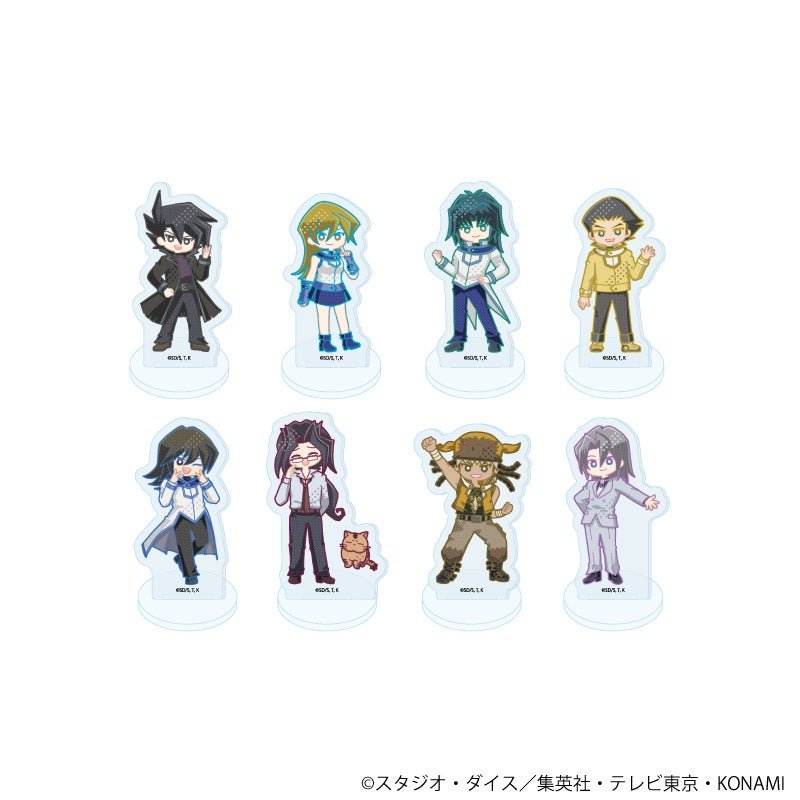 アクリルぷちスタンド セット1（暖色系キャラ8種）