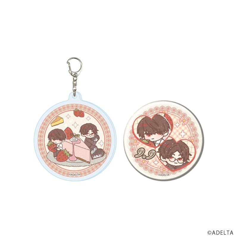アクリルキーホルダー&缶バッジセット