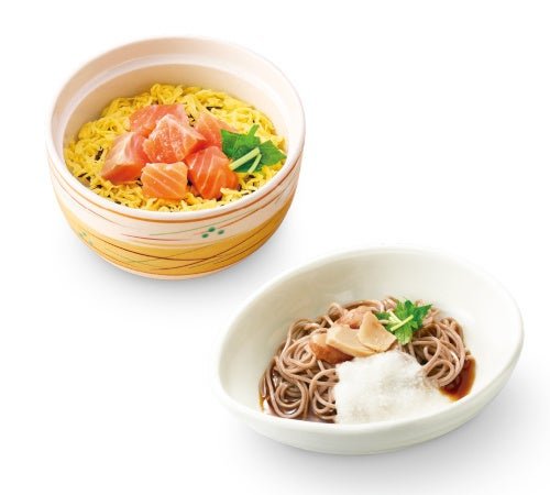 ミニサーモン丼・松茸とろろそば・うどん