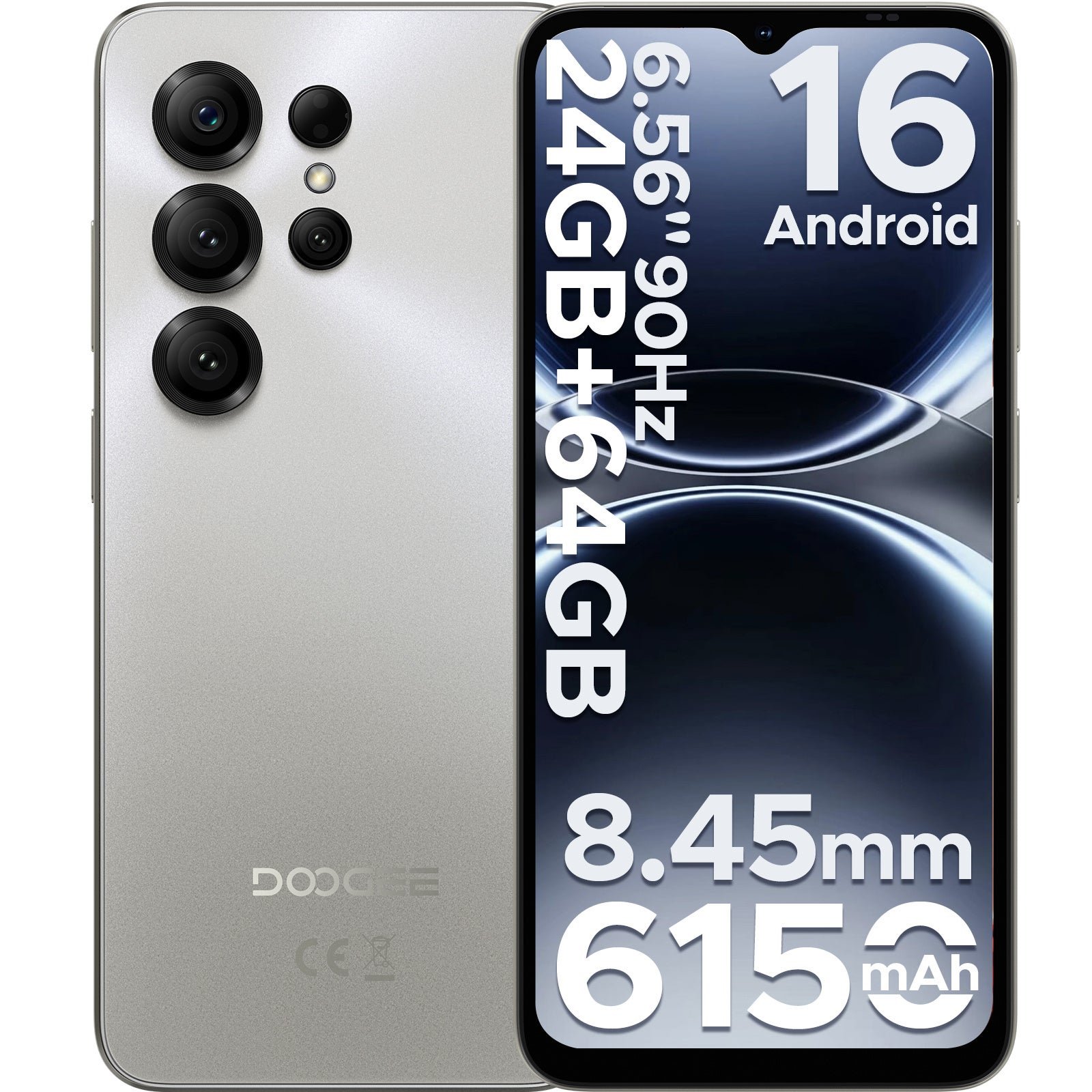 DOOGEE NOTE56X 本体(前面・背面)
