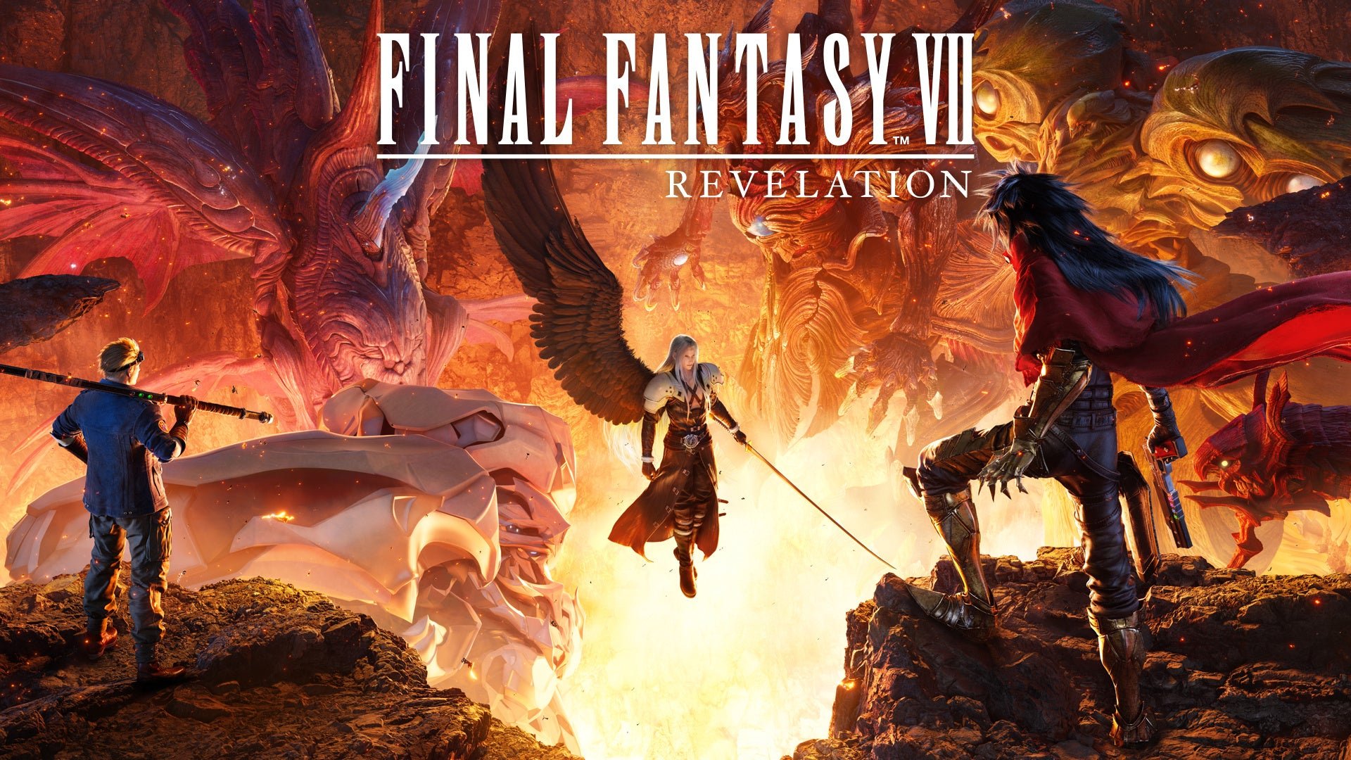 『ファイナルファンタジーVII リベレーション』のタイトルビジュアル
