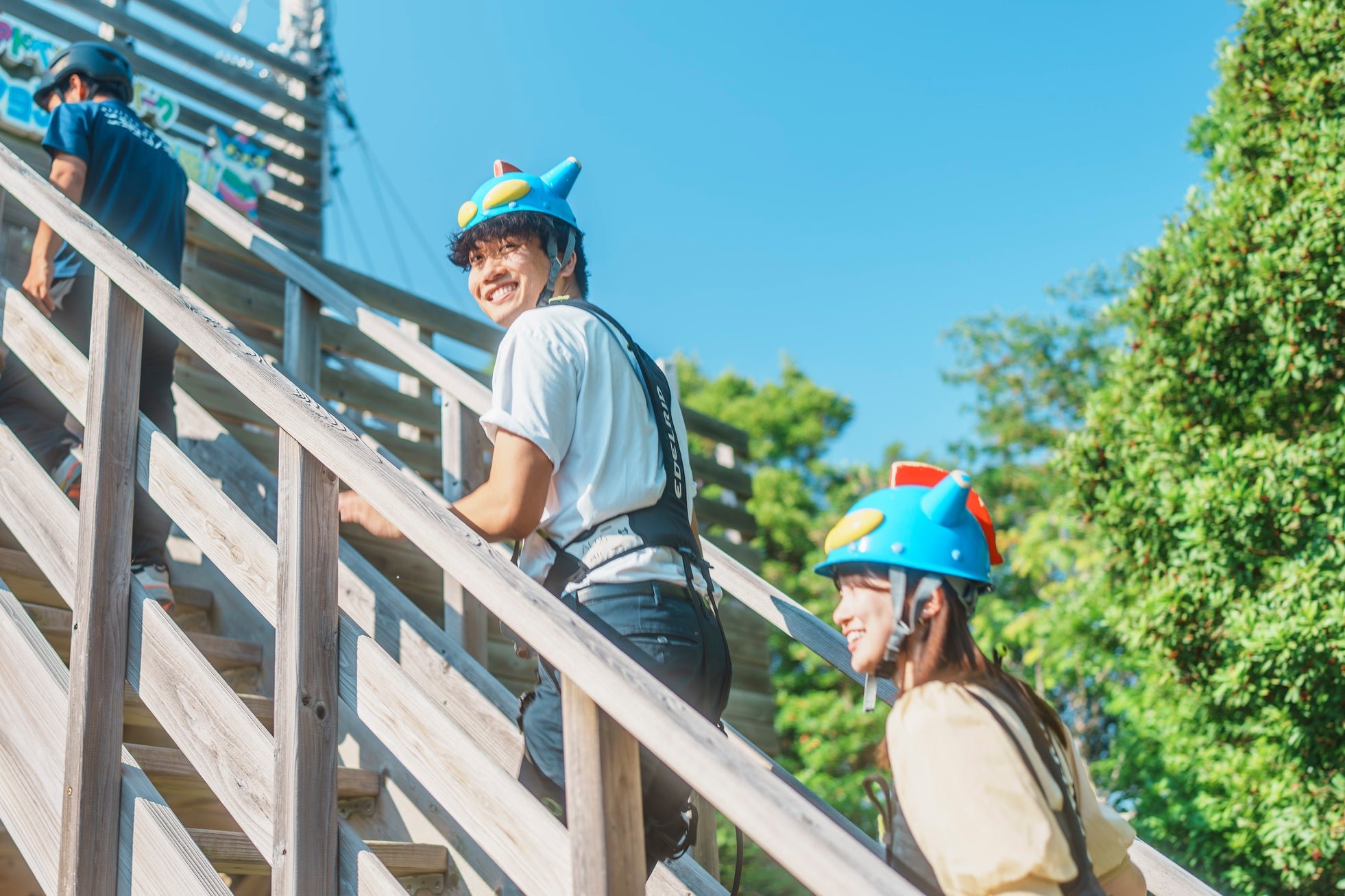 ニジゲンノモリ「ラストジップライン限定フォトスポット」