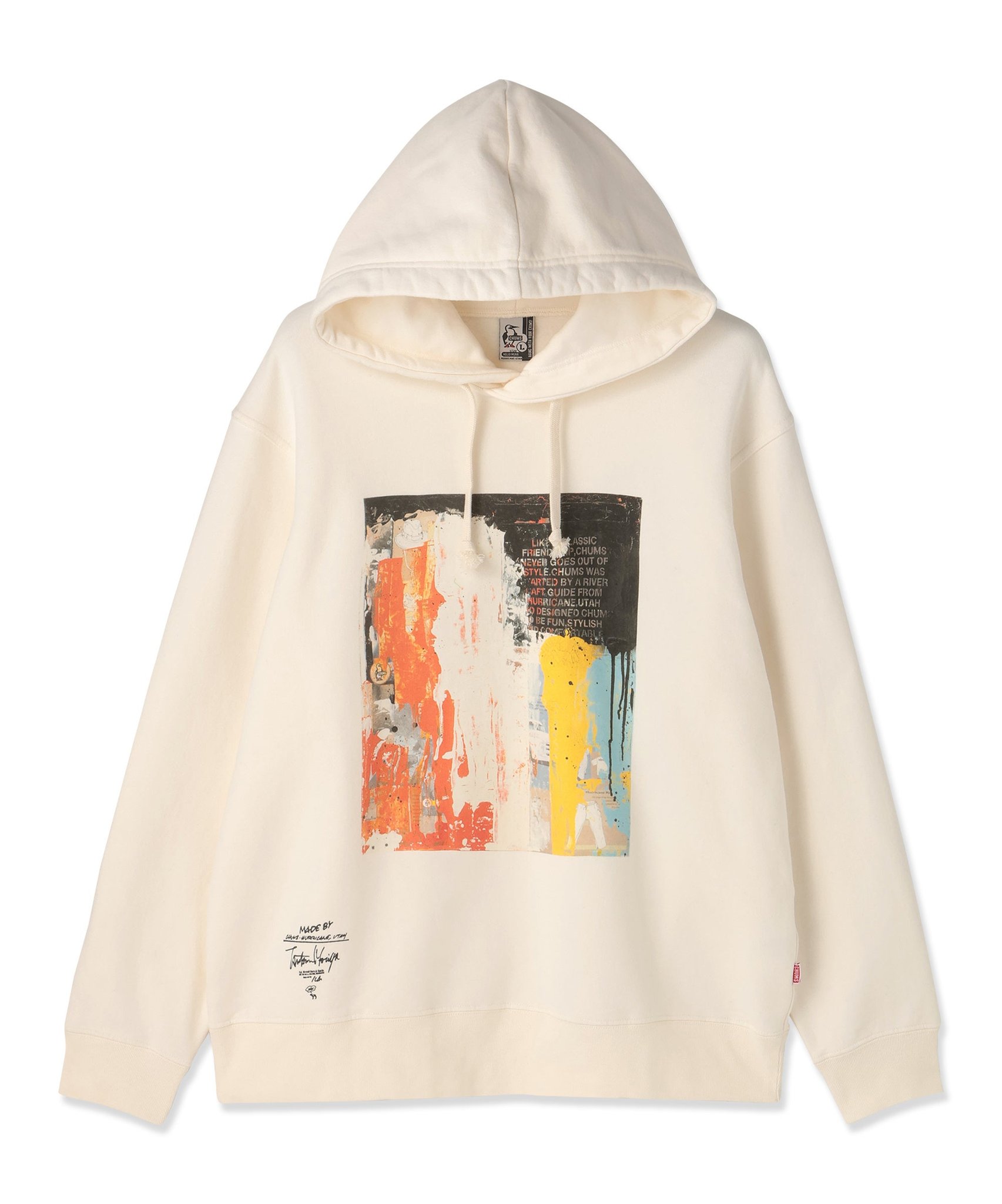 守矢努Painting Collage Art Hoodie
