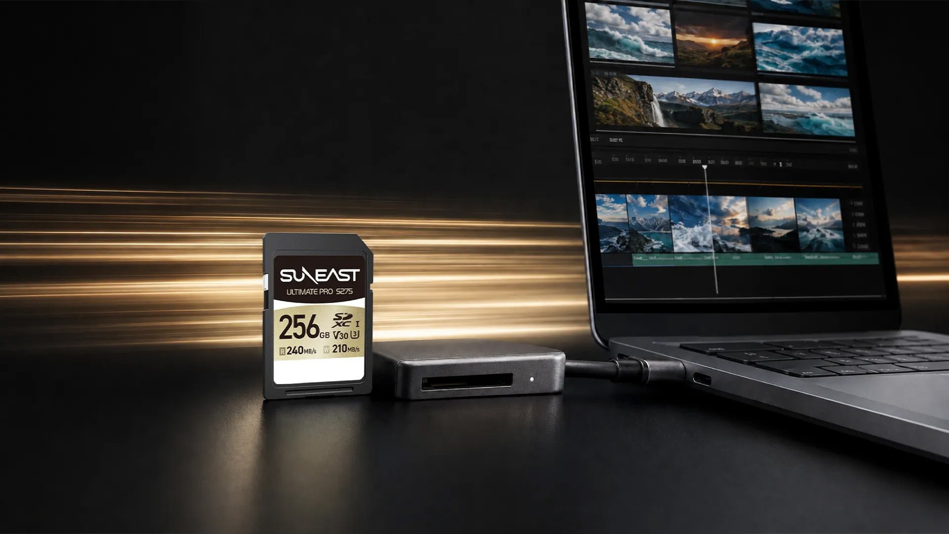 SUNEAST ULTIMATE PRO S275 256GB SDカード製品写真