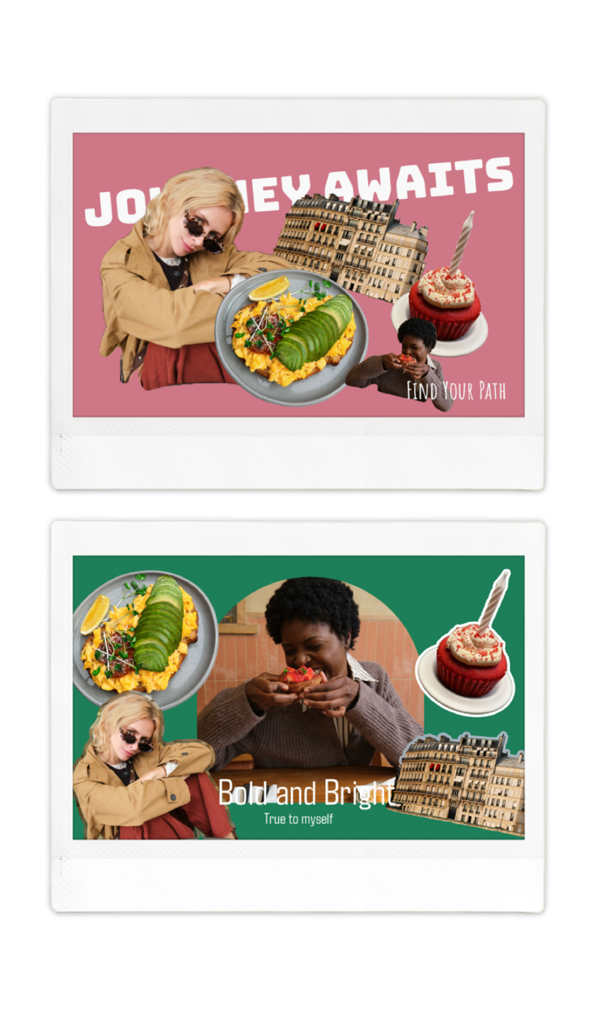 Photo Mixerが提案するコラージュの作例