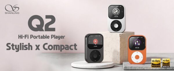 スタイリッシュ&コンパクトHi-Fiポータブルプレーヤー『Q2』