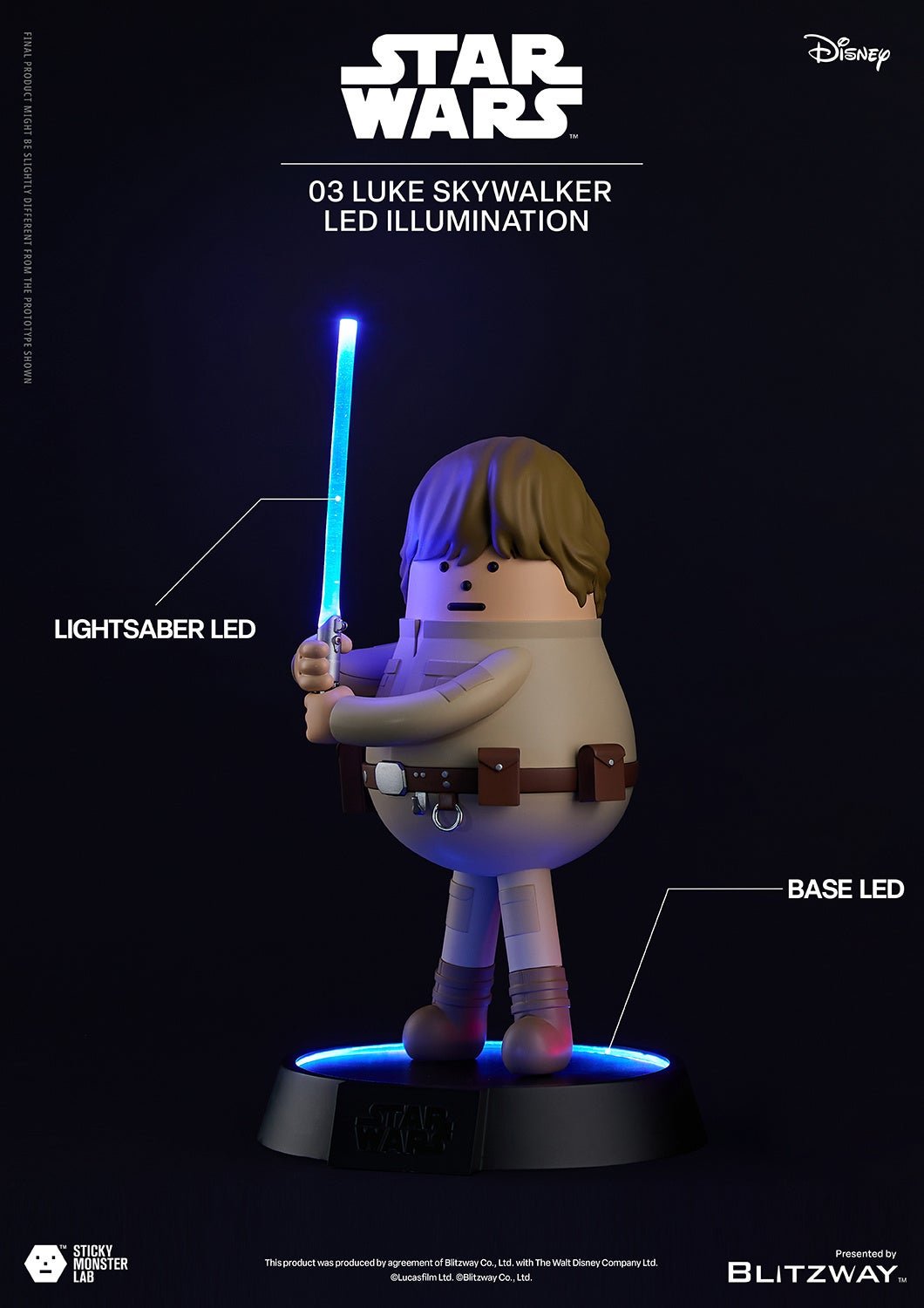 ルーク・スカイウォーカー LED点灯ギミック
