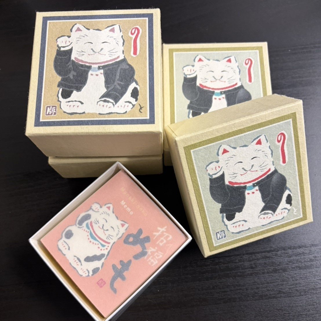 「エンメティ」招き猫メモ帳