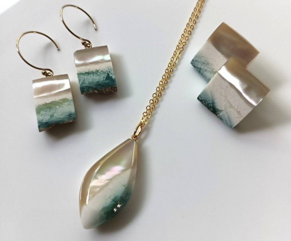 夜光貝ジュエリー PONO ペンダントネックレス