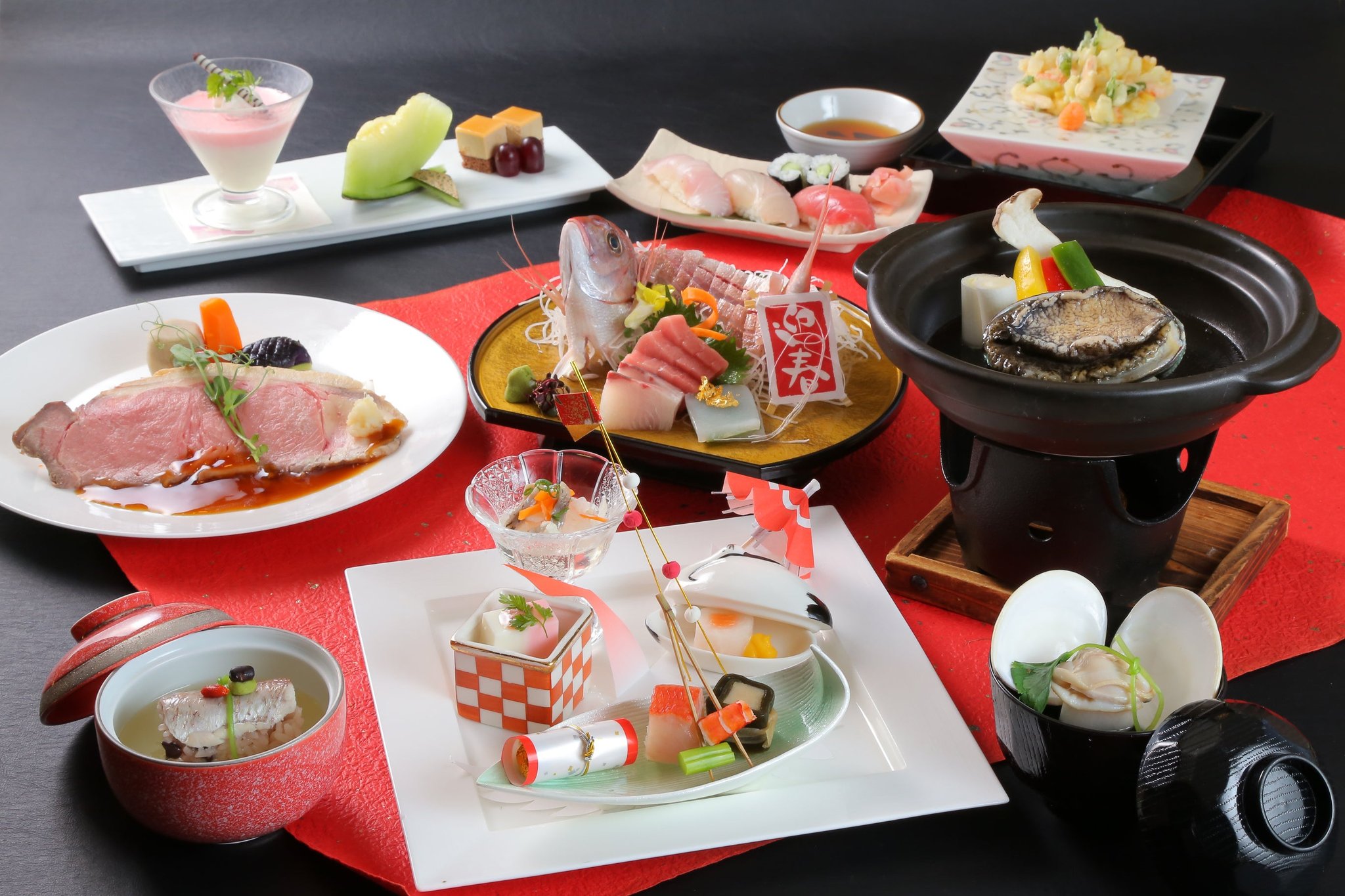 年末年始特別会席の会席料理