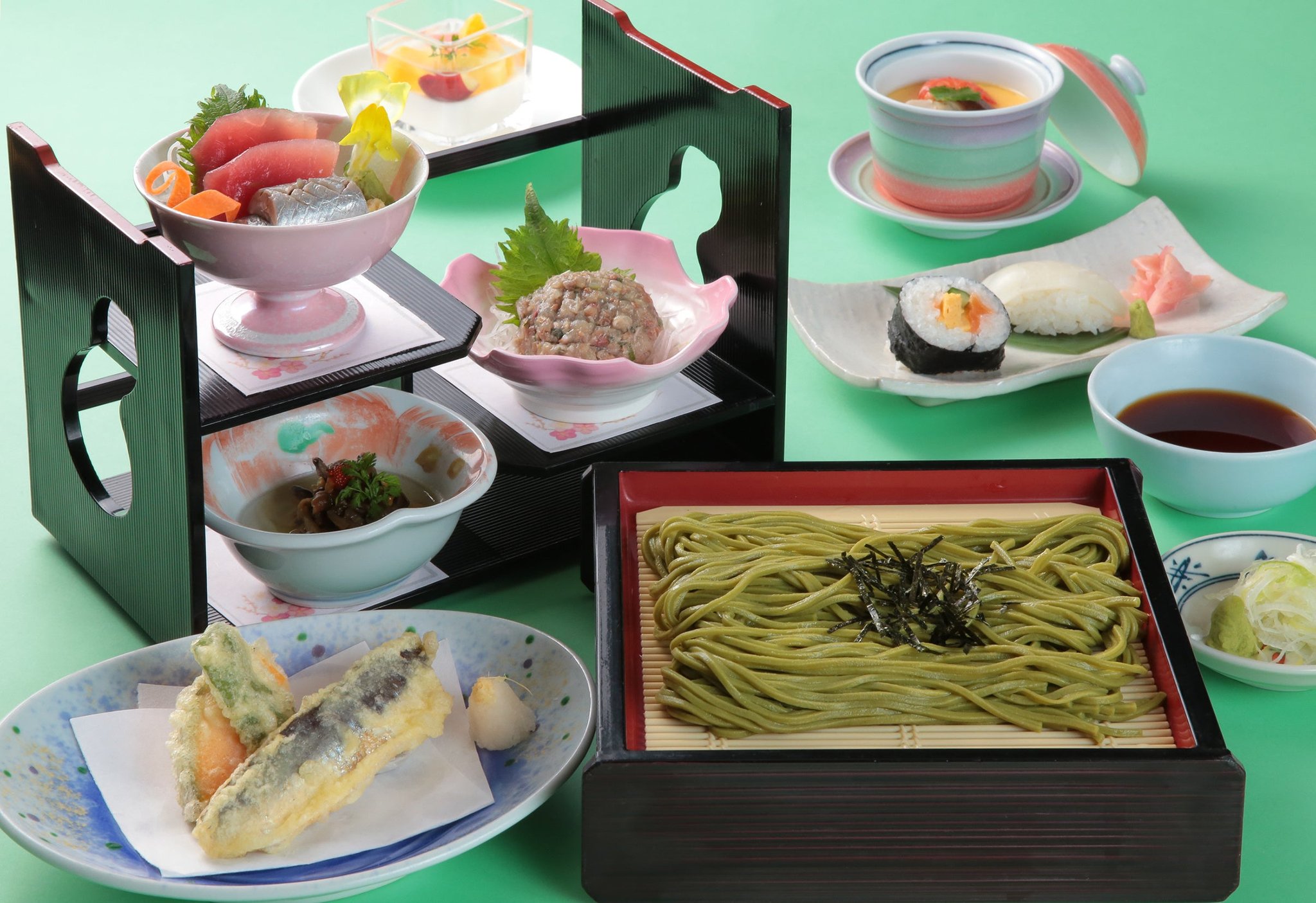 開業30周年記念ランチ「夏風」の会席料理