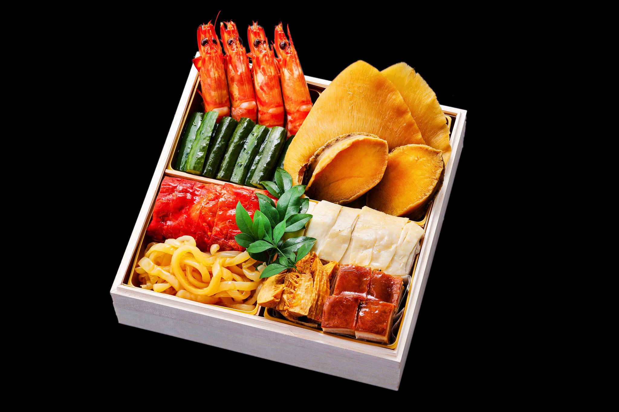 中国料理一段「福」の重箱