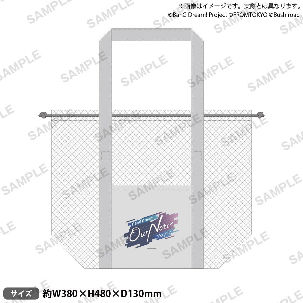 BanG Dream! Our Notes メッシュライントートバッグ