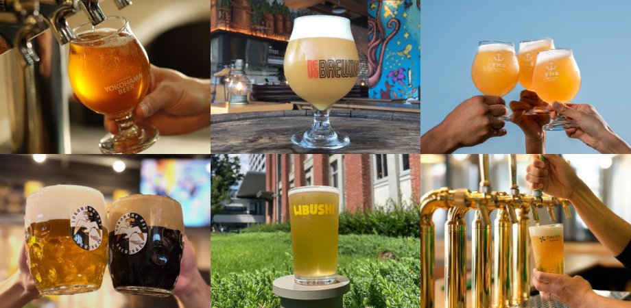 参加ブルワリー6社のクラフトビール