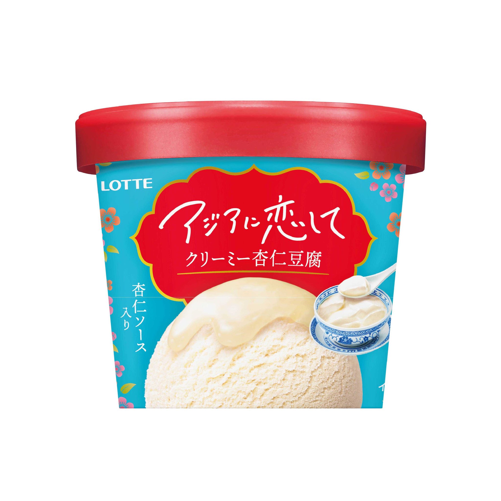 アジアに恋してクリーミー杏仁豆腐のアイス