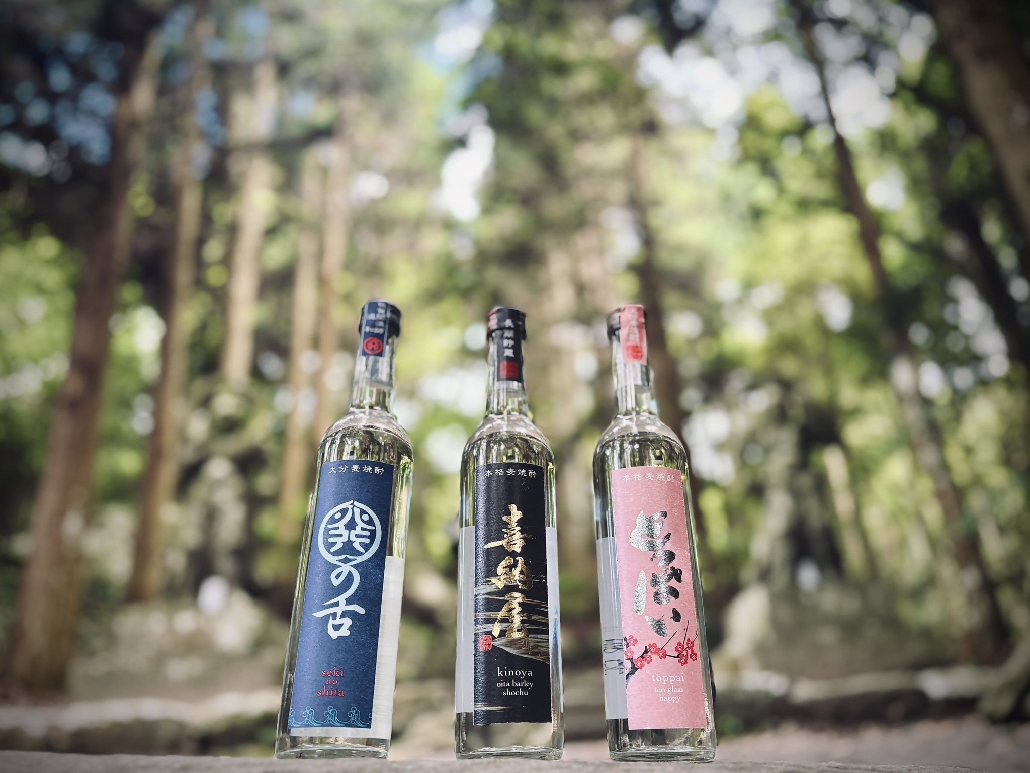 南酒造の麦焼酎「関の舌」「喜納屋」「とっぱい」