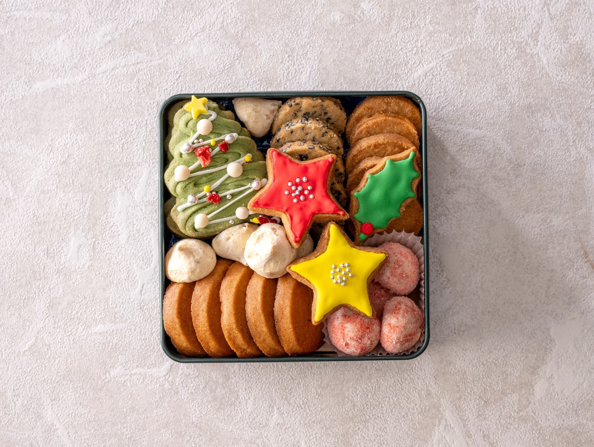 クリスマスクッキー・緑(7種入り)