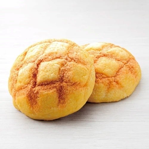 ふんわりメロンパン 格子模様の焼き目