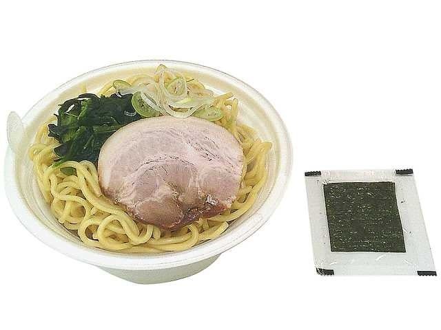 太麺と別添え海苔のラーメン