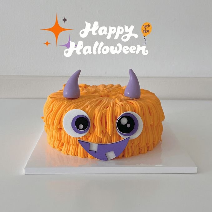 ポップな モンスターケーキ