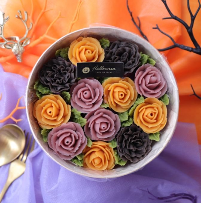 ハロウィン限定「フラワーおはぎハロウィンボックス」