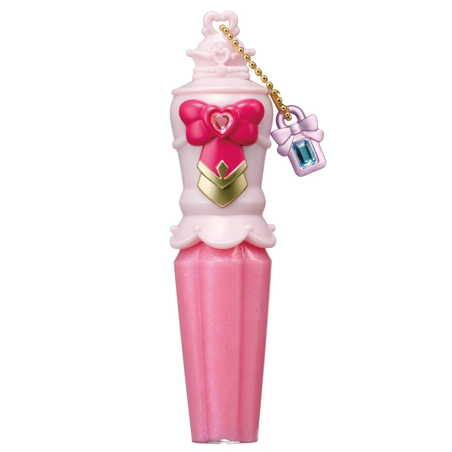 ハート型の宝石が付いた「プリキットグロス キュアミスティック」
