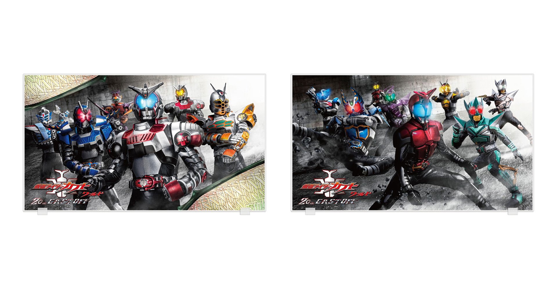 仮面ライダーカブトワールド20th CAST OFF展示パネル