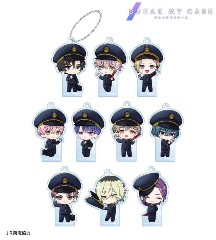 ちびキャラ駅員ver.アクリルキーホルダーA全10種