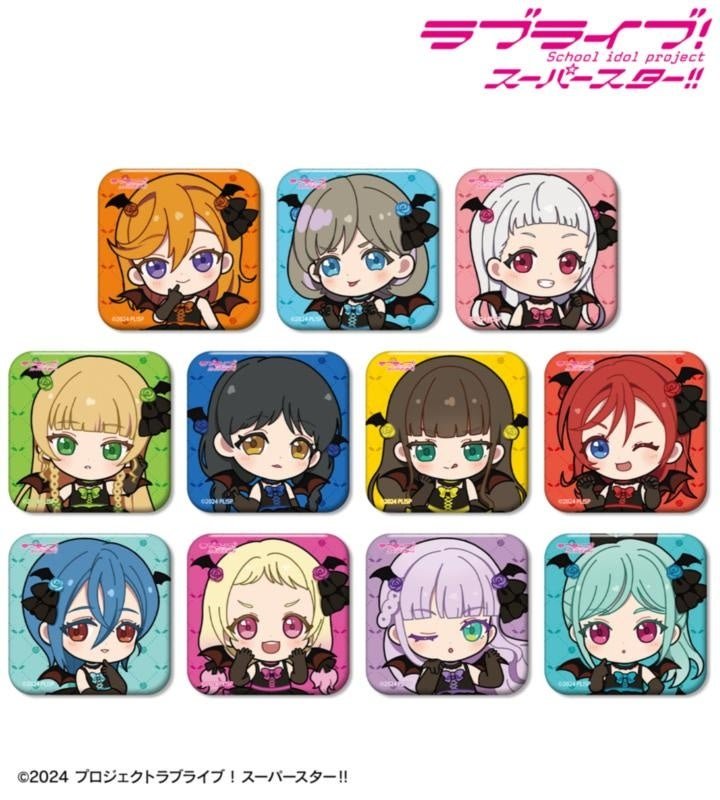 トレーディング ちびキャラ 悪魔ver. スクエア缶バッジ