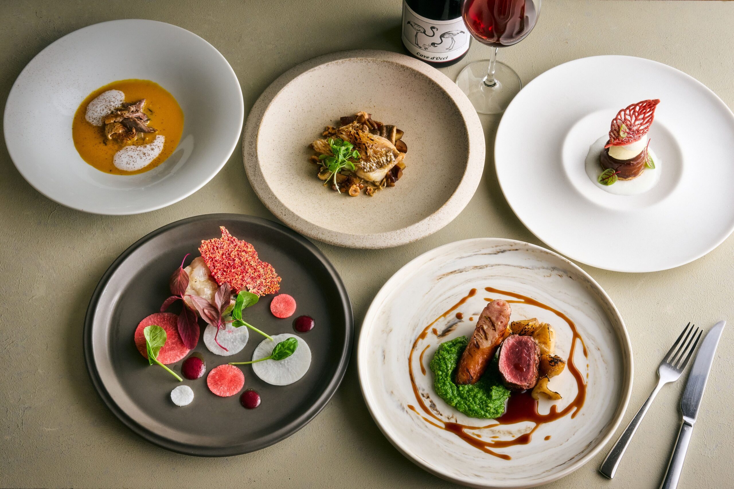 WOODSIDE diningのAutumn Course B（イメージ）