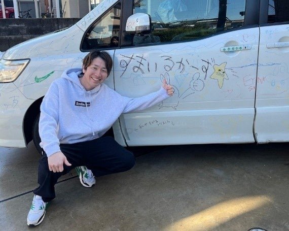 「らくがきカー」の完成車両
