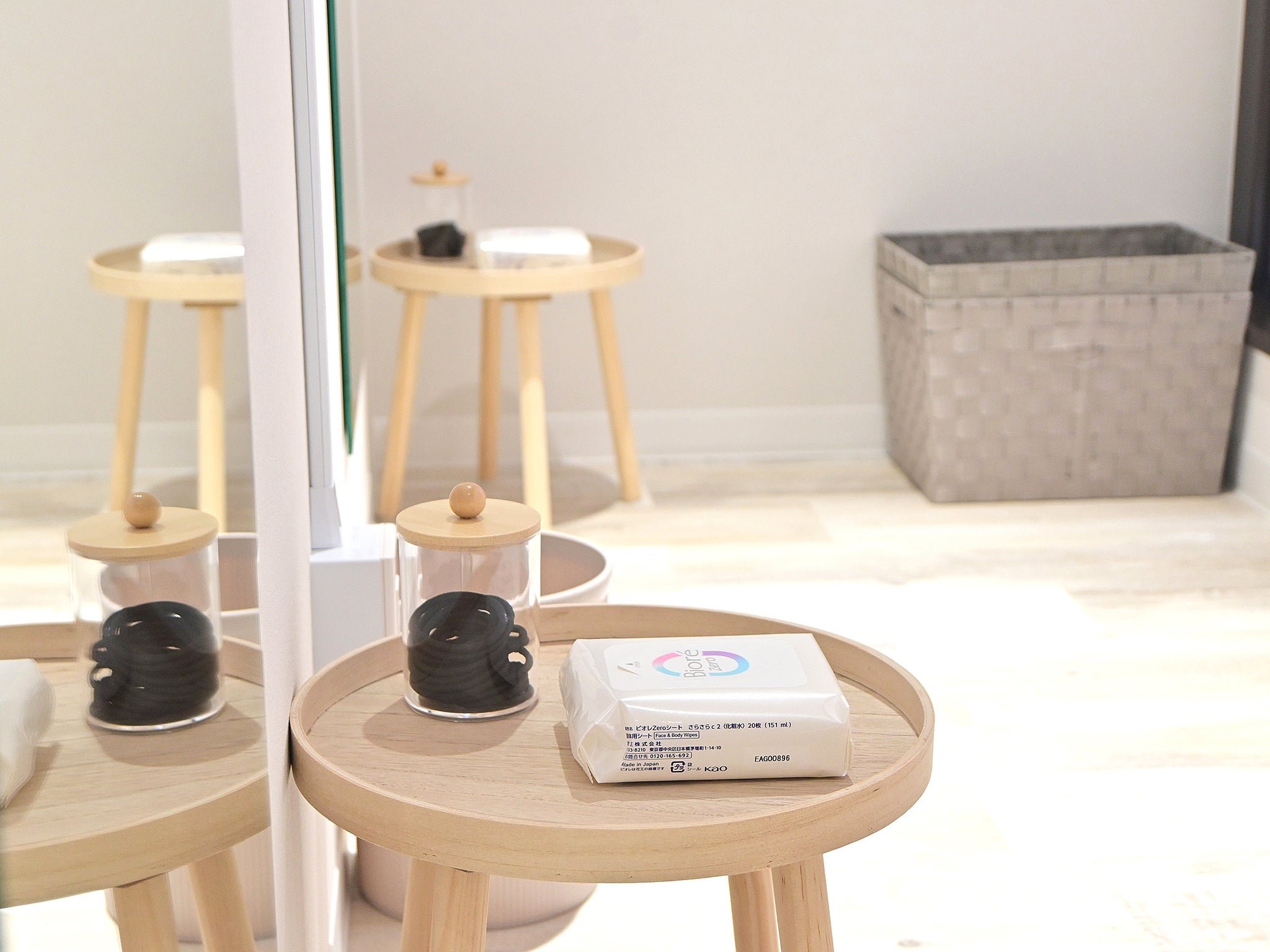 La pilates 鹿児島店 更衣室のアメニティ