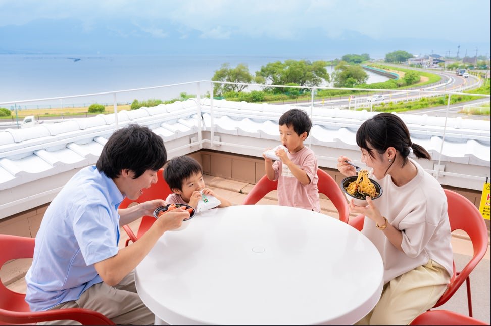 びわ湖サンセットテラスからの眺め